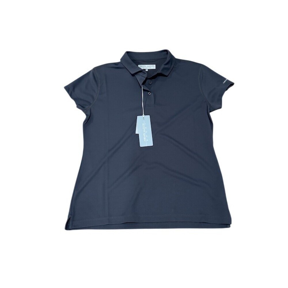 Henri Lloyd Sport Women's Performance Polo Shirt Size M Dark Charcoal Gray